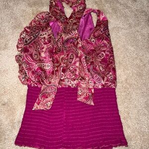 Western elastic blouse